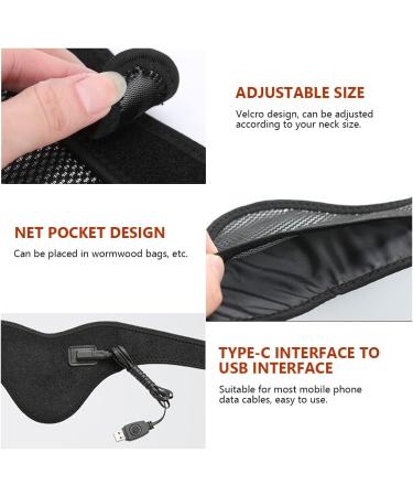 Buy Electric Heating Pad for Neck Pain Relief | Heated Neck Collar - Black | International Shipping Available - Buy Online on GoSupps.com