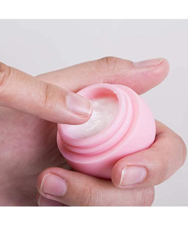 Gemice Silicone Cream Jars - TSA Approved Travel Containers for Toiletries - Leak-proof & Travel Size - Cosmetic Makeup & Hand Cream - 4 Pack (Pink) - Buy Online on GoSupps.com