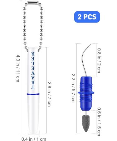 2pcs Portable Dental Tooth Hook for Plaque and Stain Removal - Buy Online on GoSupps.com