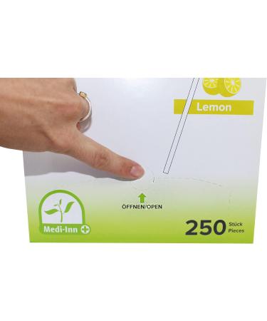 Medi-Inn Sugar-Free Oral Care Sticks - 250 Pack Lemon Flavor for Fresh Breath & Dental Health - Buy Online on GoSupps.com