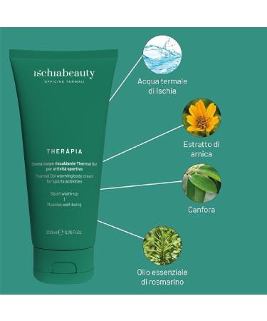 Ischia Thermal Dol | 200ml de cr me chauffante | D tend la peau et procure du bien- tre en r chauffant la surface | Cosm tique thermique de l' le d'Ischia | Id al pour ceux qui pratiquent le sport - Buy Online on GoSupps.com