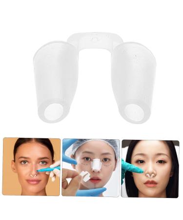 Healeved 2pcs Silicone Nostril Retainer for Rhinoplasty Nose Brace for Broken Nose Ergonomic Design for Comfortable Wear - Buy Online on GoSupps.com