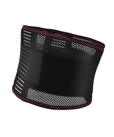 FRCOLOR 1pc Waist Support Waist Fitness Back Brace Lumbar Support Hip Workout Hernia Support Girdle Lower Tummy Control Men and Women Fitness Band Polyester