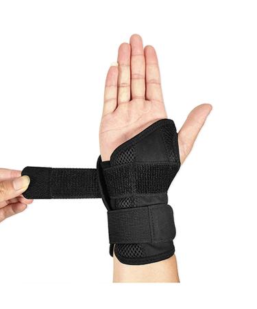 Wrist Brace carpal Tunnel Wrist Brace Sports Wrist Bands For Men And Women Compression Wrist Fixed Finger Support Support Wristband Palm (Color : Black Size : Large)