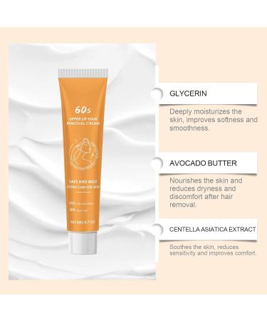Cr me d pilatoire pour le visage pour femmes et hommes - cr me d pilatoire douce et indolore pour peaux sensibles l vre sup rieure joues du menton apaisante hydratante (2 pi ces) - Buy Online on GoSupps.com
