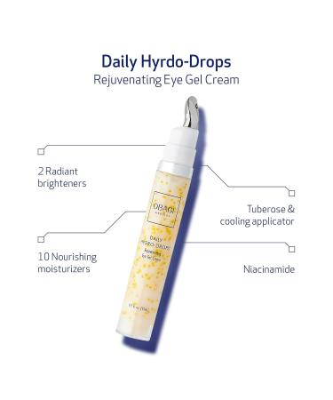 Obagi Medical Ultimate Hydration Duo with Daily Hydro Drops Facial Serum & Daily Hydro Drops Eye Gel Cream Deeply Hydrate & Reduce the Appearance of Dark Circles & Puffiness - Buy Online on GoSupps.com