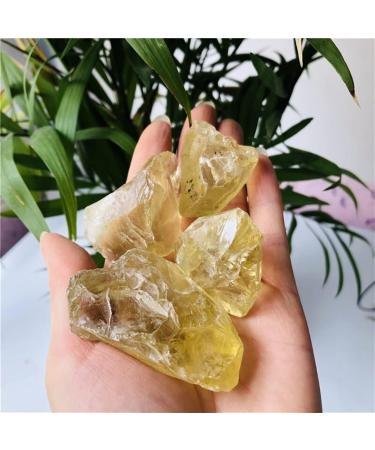 Natural Crystal Natural Raw Yellow Citrine Quartz Crystal Rough Stone Specimen Crystal Love Natural Stones and Minerals Fish Tank Power Stone Crystal Home Goods 50g - Buy Online on GoSupps.com