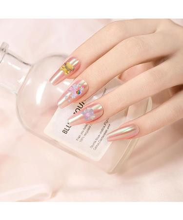 Flowers Nail Charms - 7 Grid Sweet Bear & Lollipop Heart Nail Art Decorations for Women & Girls - DIY Tinker Ornaments - Buy Online on GoSupps.com