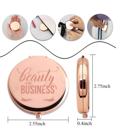 PLITI Lash Girl Compact Mirror - Ideal for Lash Artists & Cosmetology Students (CMrg) - Buy Online on GoSupps.com