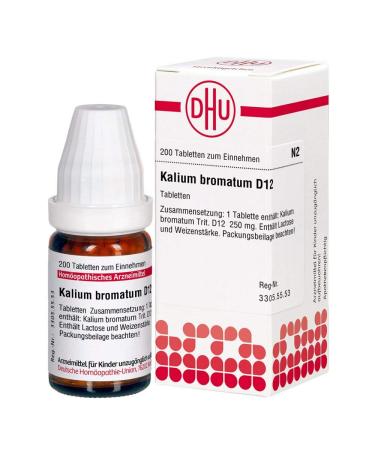 DHU Kalium bromatum D12 tablets 200 tablets