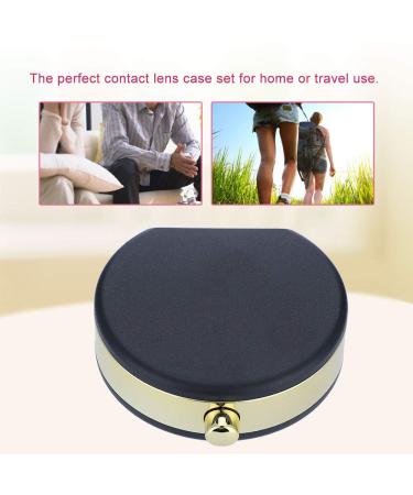 Buy Sharainn Cute Round Contact Lens Box - Blue Eye Care Case for Lenses | International Shipping Available - Buy Online on GoSupps.com