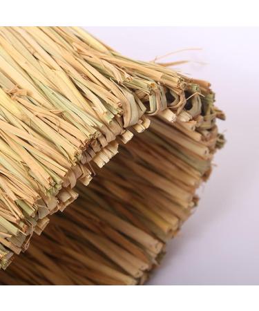 4 Pack Rabbit Grass Mat Natural Woven Hay Rabbit Bedding Bunny Chew Edible Cage Liner Straw Resting Mats for Cages Hut Guinea Pig Rodent Parrot Rabbit Bunny Hamster Rat Chinchilla-12inch Rabbit Mats - Buy Online on GoSupps.com
