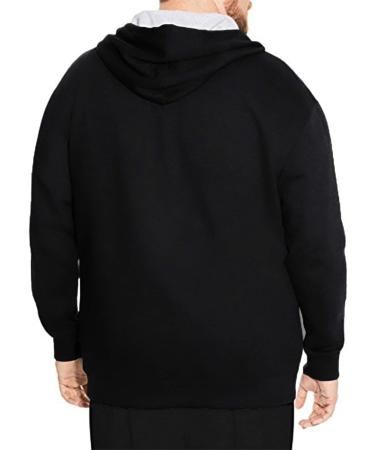 Champion Men's Big and Tall Fleece Zip-Up Hoodie Jacket in Black 2XLT | Shop Now - Buy Online on GoSupps.com