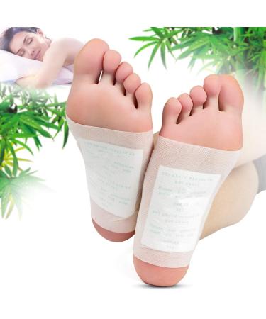 Foot Pads - (100pcs) Natural Cleansing Foot Pads for Foot Care Sleeping & Anti-Stress Relief No Stress Package - 100 Packs