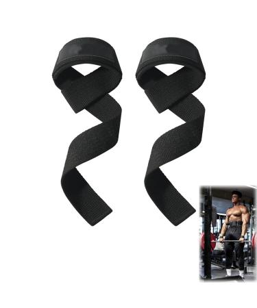 2 pieces of train aid strength training train aid straps gym train aid straps train aid bodybuilding grip aids strength sport fitness tensile aids for women and men black