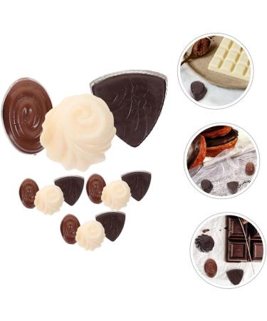 ibasenice Cutetito 12pcs Chocolate Decor Faux Dessert Shop Display Prop Pvc Doll House Little Vacation Vogueish - Buy Online on GoSupps.com