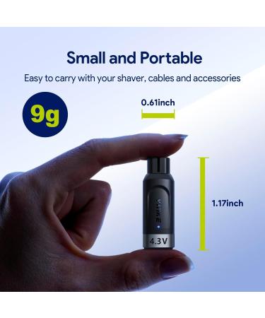 Yinke Type-C Shaver Adapter for Philips Norelco Oneblade - USB-C Electric Shaver Power Replacement Adapter - Buy Online on GoSupps.com