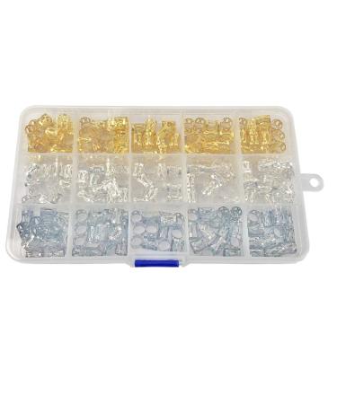 Messen 210 Pieces Dreadlocks Beads Hair Cuffs 8mm - Strong Iron Decoration for Braiding - Filigree Hair Jewelry in Gold, Silver, Gun Black - Buy Online on GoSupps.com