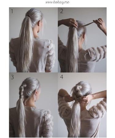 Hair Bun 22 Inch Long Straight Synthetic Ponytail Hair Extensions Wraparound Ponytail Women Hair Accessory Hair Bun Hair Extension Hair Piece (Color : Straight Size : 10) 10 Straight - Buy Online on GoSupps.com