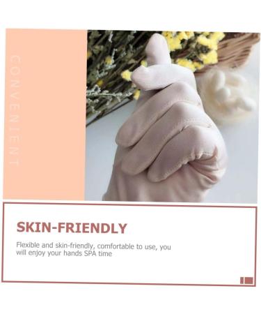 Ipetboom White Mittens 1 Pair Grooming Gloves Repairing Dry Skin Gloves Bedtime Gloves Inspection Gloves Hand Softening Gloves Paraffin Wax Mittens Beauty Products White Cosmetic Silk - Buy Online on GoSupps.com