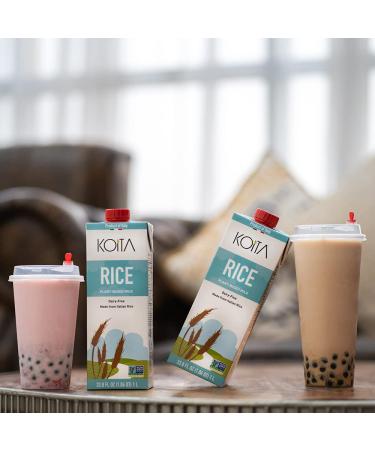 Koita Italian Rice Milk 1L (6-pack) - Non Dairy, Plant-Based, Non-GMO, Vegan, Shelf Stable - Buy Online on GoSupps.com