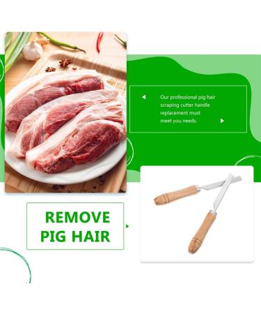 Sherchpry 3-Piece Hair Scraper & Kitchen Razor Set | Durable Stainless Steel Blades | Manual Animal Hair Removal Tool - Buy Online on GoSupps.com