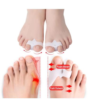 DOJUNS Bunion Corrector & Toe Separator - Orthopedic Bunion Splint for Pain Relief | Day & Night Support for Men & Women - Buy Online on GoSupps.com