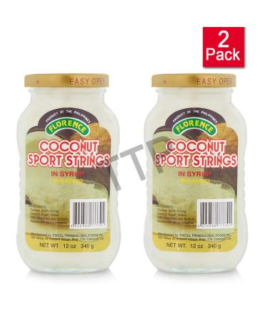 Florence Coconut Sport String in Syrup Macapuno 340g - 2 Pack - Buy Online on GoSupps.com