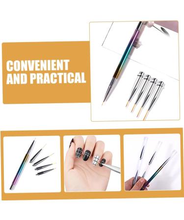 FOYTOKI 1 Set Nail Art Drawing Pen Manicure Pens Nails Brush Pen Nail Salon Supplies Nail Art Supplies Nail Art Liner Pens Salon Nail Art Tools Nail Line Pens Manicure Liner Nail Art Brush - Buy Online on GoSupps.com