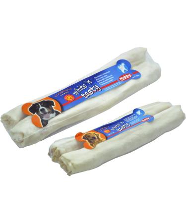 Nobby STARSNACK White'n Tasty Chew Rolls for Dogs - 2 Pieces (190g) - Premium Treats for All Breeds - International Shipping Available - Buy Online on GoSupps.com