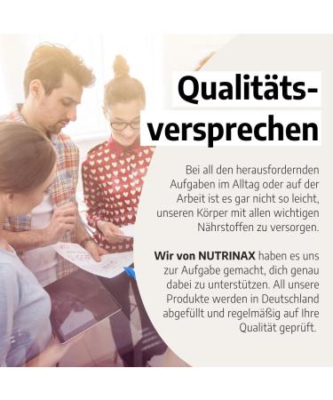 Nutrinax Vitamin K2 200 g - 365 Vegan Tablets | Menaquinone MK7 | Lactose-Free | No Magnesium Stearate | Made in Germany - Buy Online on GoSupps.com
