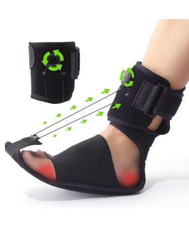 Plantar Fasciitis Night Splint Adjustable Plantar Fasciitis Relief Brace for Men(Size 5-9) Women(Size 6.5-10.5) Planters Facetious Relief for Achilles Tendonitis Foot Drop & Heel Spur Pain Relief
