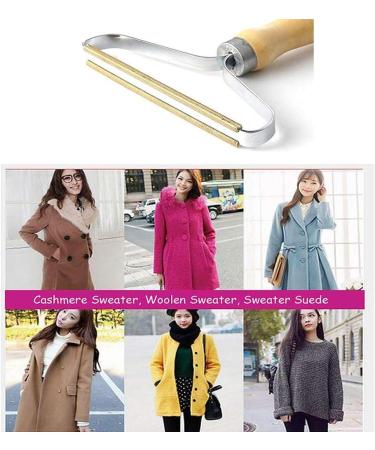 Eco-Friendly Wooden Lint Roller - Double Sided Portable Lint Remover for Clothes & Fabrics | Hair Removal Shaver - Buy Online on GoSupps.com