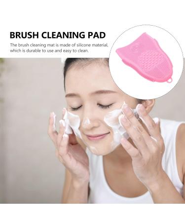 Makeup Brush Cleaning Pad | Beauty Tool Cleaner | 19x13cm Pink | Effortless Brush Care & Maintenance - Buy Online on GoSupps.com