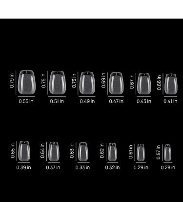 JUSTOTRY 1008 Pcs Coffin Gel Nail Tips Set Pre-shaped Half Matte Short Nail Tips Soft Gel Full Cover Ballarina Fake Nails Tips No Glue Acrylic Clear False Nail Tip for Women DIY French Nail Designs 1008 gel coffin 2 - Buy Online on GoSupps.com