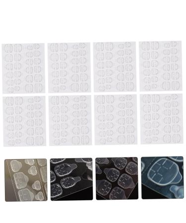 20 Sheets double sided adhesive nail stickers waterproof stickers tabs nail stickers for nail art sticker nails false toenails for big toe glue nail invisible Rubber nails plastic - Buy Online on GoSupps.com