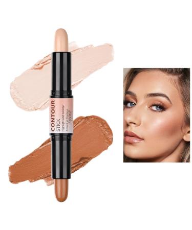 Vegan Highlighter & Contour Pencil - Dual End Shimmering Stick for Universal Contouring & Brightening - Buy Online on GoSupps.com