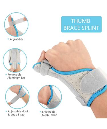 Keenso Thumb Splint Brace - Reversible Wrist & Thumb Support for Trigger Thumb (Green) | International Shipping Available - Buy Online on GoSupps.com