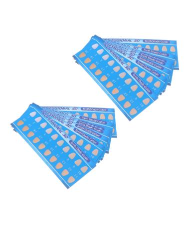 Gleavi 90 pth tooth coloring card tooth white coloring card teeth color tooth white diagram tooth-colored oral deliveries advice toothbleaching color metric oral care tool paper paper