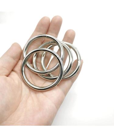 2 Inch Metal Rings for Macrame - 10 Pack Heavy Duty O Rings for Plant Hangers and Dog Collars - 5mm Thick Welded Craft Rings - Buy Online on GoSupps.com