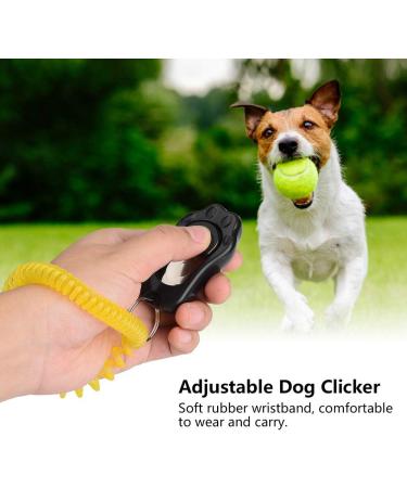 Zerodis Dog Training Clicker - Adjustable 3-Stage Sound Universal Pet Behavior Trainer for Cats & Dogs (Black) - International Shipping Available - Buy Online on GoSupps.com