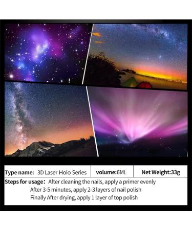 Glitter Nail Polish Holographic Nail Varnish Diamond Glitter Quick Dry Nail Polish No UV Lamp Curing Long Lasting Chip Resistant Non-Toxic Quick Drying Salon Manicure At Home Manicure (LS-14) - Buy Online on GoSupps.com