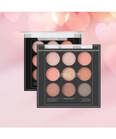 9 Color Eyeshadow Pallet | Shimmer Eyeshadow Palette Shimmer Eye Shadows Nude and Earth Tones Eye Shadow Long Lasting 02# - Buy Online on GoSupps.com