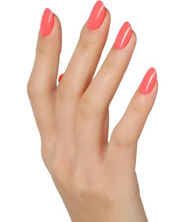 BLUESKY Gel Nail Polish 10 ml Summer Coral - BSH019 Peach Coral Gel Nail Polish for 21 Day Manicure Professional Salon and Home Use Requires Curing Under LED UV Nail Lamp Coral 10 ml (Pack of 1) - Buy Online on GoSupps.com
