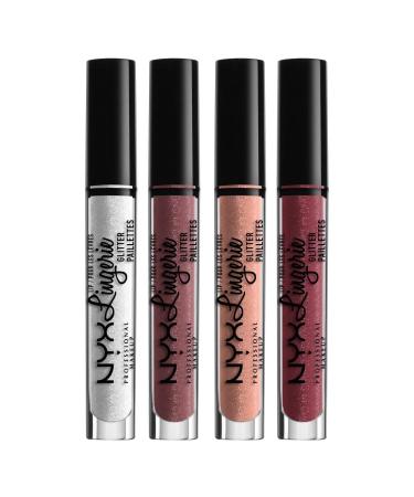 NYX Lip Lingerie Gloss Euro Trash Dark Pink-Brown 0.11oz - Long-Lasting Lip Gloss - Buy Online on GoSupps.com