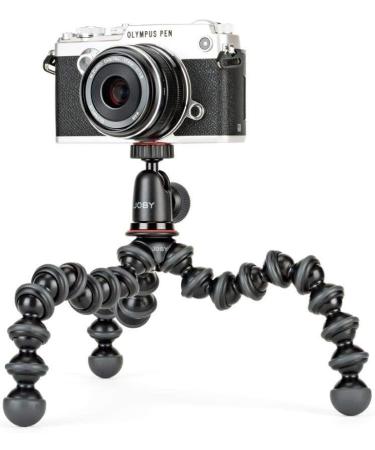 Joby GorillaPod 1K Kit: Compact Tripod Stand with Ballhead for Mirrorless Cameras - Black/Charcoal - Buy Online on GoSupps.com