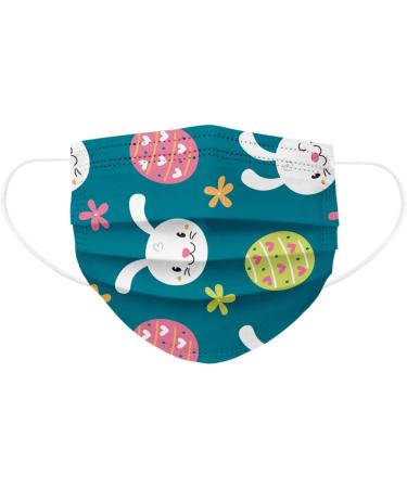 50 PCs Children's Mundschutz Mask | Cute Hare & Duck 3-Ply Disposable Masks | Breathable Outdoor Protection & Multifunctional Neckerchief - Buy Online on GoSupps.com