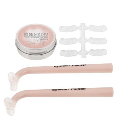 Beavorty 1 Set Eye Makeup Aid Reusable Eyelash Stencil Eye Makeup Tool Eyelash Guide Eyeliner Stencils Lower Eyelash Stamps False Eyelashes Stamp Lower Lashes Stamp Diphenylene