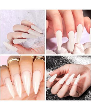 Opal Poly Extension Gel ROSALIND 2 PCS 2 oz White Poly Nail Gel kit Nail Builder for Opal Nail Art Decoration Nail Thickening Poly Nail Gel Tube Easy to DIY Use Need UV Lamp - Buy Online on GoSupps.com