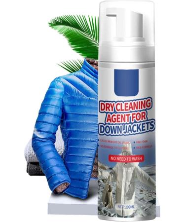 Dry Cleaning Foam Quick Cleaning Down Wear Detergent - Dry Cleaning Sprays Down Jacket Wash- Foam-Type Fabric Cleaner for All Kinds of Fabric 200ml Rundaotong - Buy Online on GoSupps.com